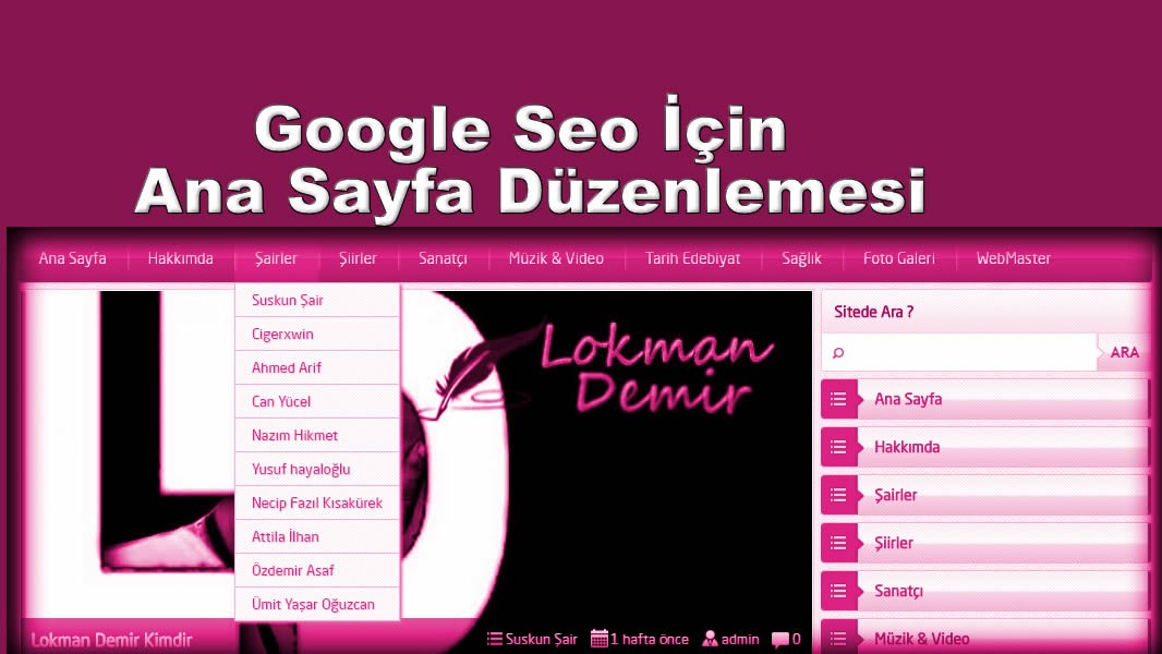 Web Site Doğru Bağlantı Sıralaması