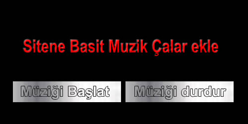 Sitene Muzik Çalar Ekle