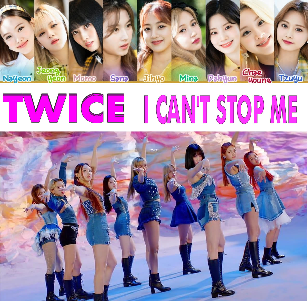Twice i cant stop me english lyrics